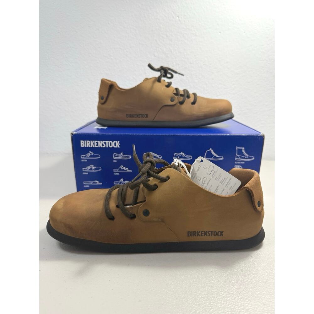 NWT Birkenstock Montana Cuoio Brown Leather Shoes Women’s 6 Men’s 4 EU 37